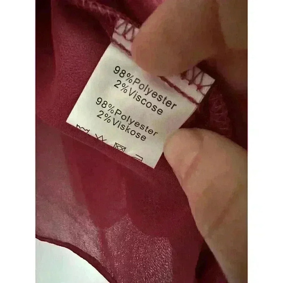 Kate Kasin Women Summer Cardigans Chiffon Loose Kimono Cape Mulberry Size XXL - Picture 4 of 5